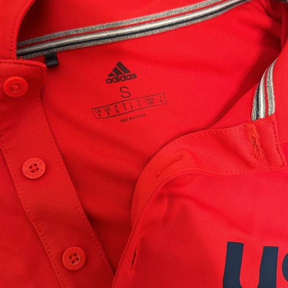 Adidas Team USA golf polo from Tokyo Olympics. Red. Size small. - Picture 2 of 2